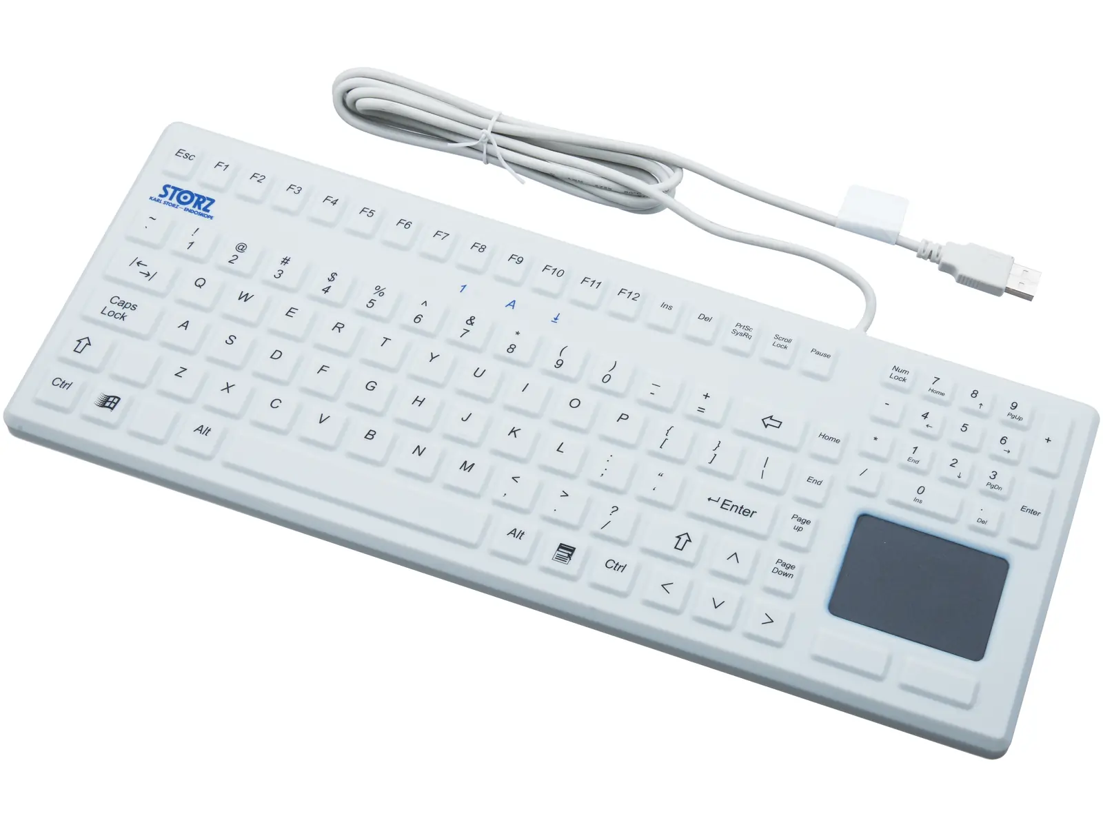 USB silicone keyboard with touchpad, US | KARL STORZ Endoskope