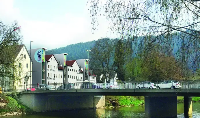 View of the future KARL STORZ Interactive Museum from the Danube