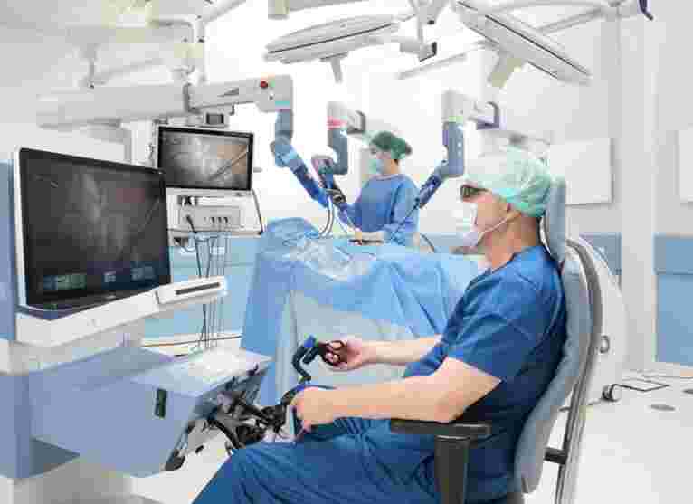 Medical imaging equipment by Karl Storz, showcasing high-definition camera and surgical instruments.